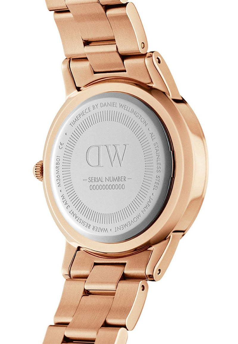 Montre Iconic Link Amber Brown Rose Gold