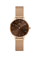 Montre Petite Amber Rose Gold Brown