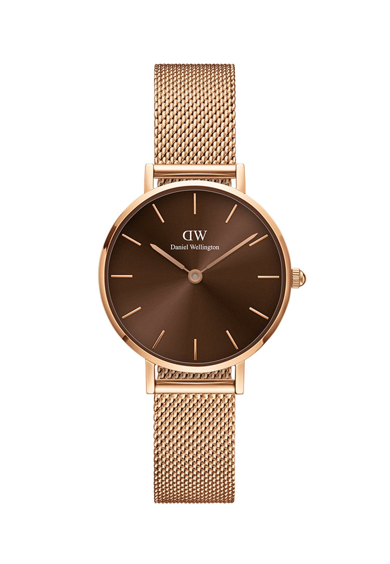 Montre Petite Amber Rose Gold Brown