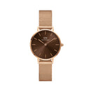 Montre Petite Amber Rose Gold Brown