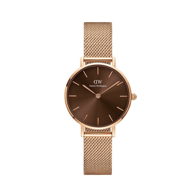 Montre Petite Amber Rose Gold Brown
