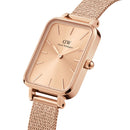 Montre Quadro Pressed Unitone Rose Gold Rose Gold