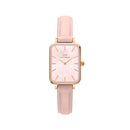 Reloj Quadro Pressed Rouge de nácar rosa en oro rosa