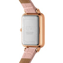 Reloj Quadro Pressed Rouge de nácar rosa en oro rosa