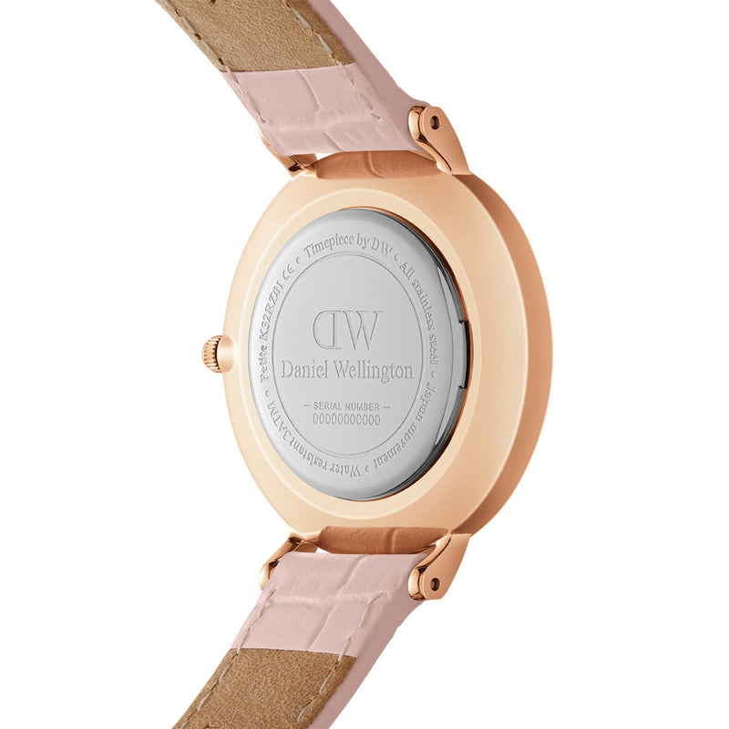Reloj Petite Rouge de nácar rosa en oro rosa