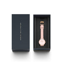 Reloj Petite Rouge de nácar rosa en oro rosa