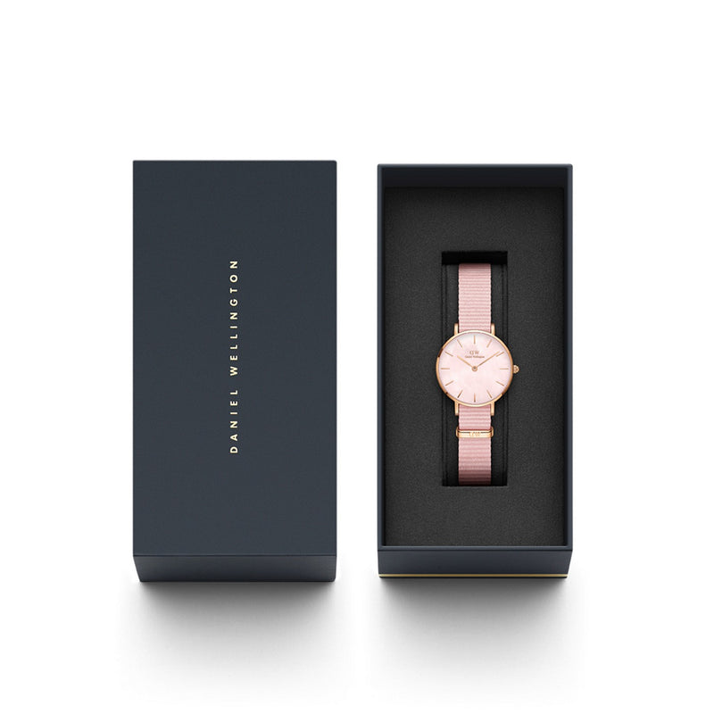 Petite Coral Pink Mother Of Pearl Rose Gold