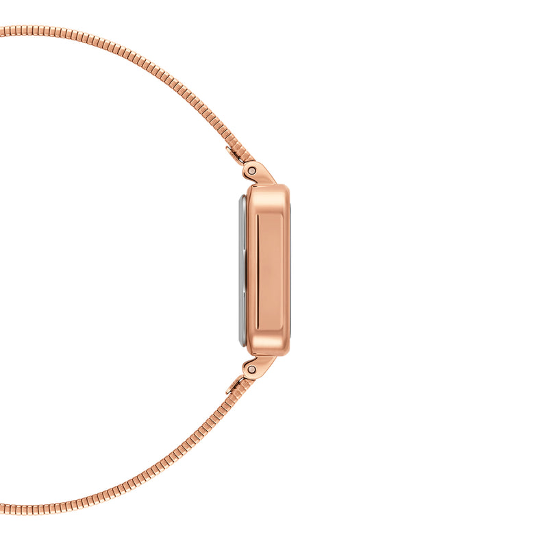 Montre Quadro Studio Rose Gold Black