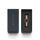 Montre Quadro Studio Rose Gold Black