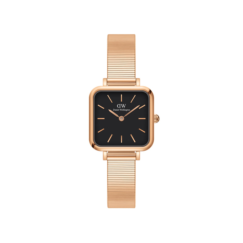Montre Quadro Studio Rose Gold Black