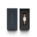 Quadro Lumine Pressed Melrose Eggshell White Rose Gold Watch