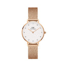 Reloj Petite Lumine Pressed Melrose Eggshell de oro rosa blanco
