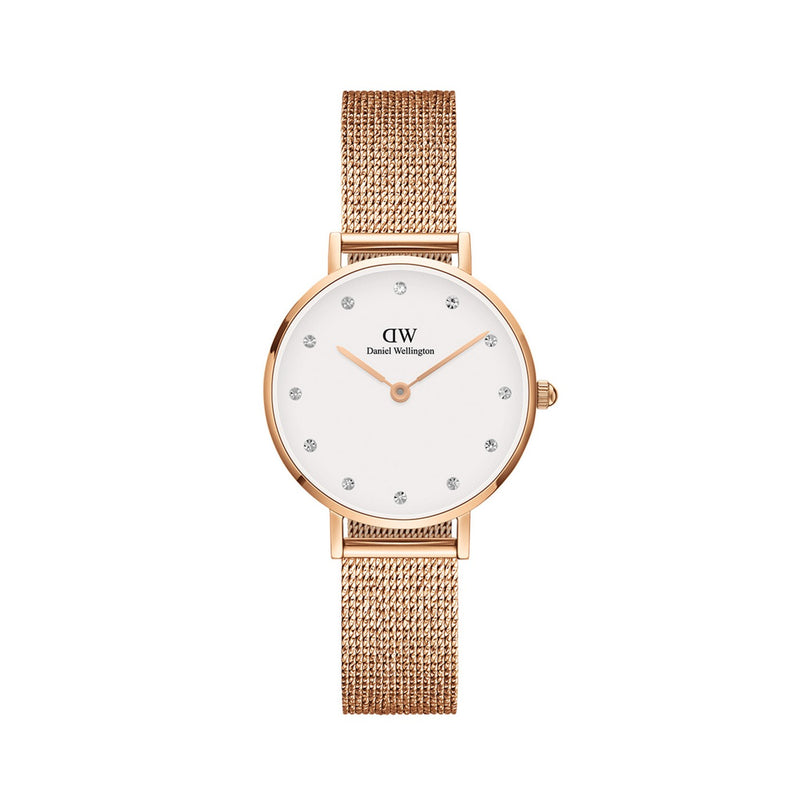 Reloj Petite Lumine Pressed Melrose Eggshell de oro rosa blanco