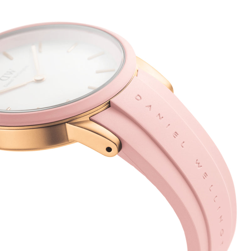 Iconic Motion Pastel Pink Watch (10 Atm) White Rose Gold