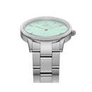 Montre Iconic Link Mint Green Silver