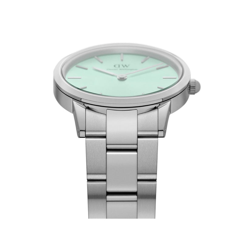 Montre Iconic Link Mint Green Silver