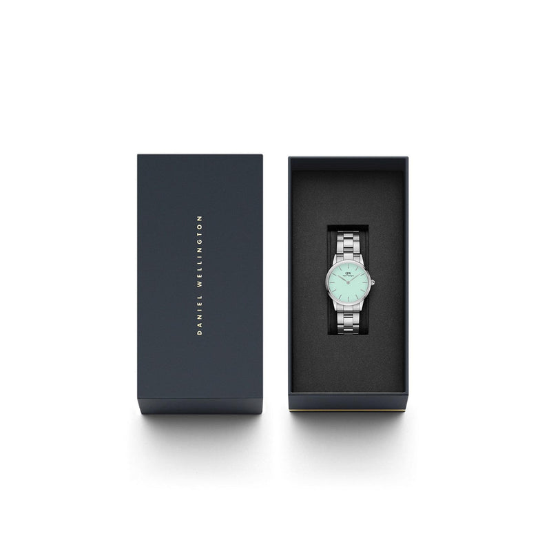 Montre Iconic Link Mint Green Silver