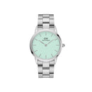 Montre Iconic Link Mint Green Silver