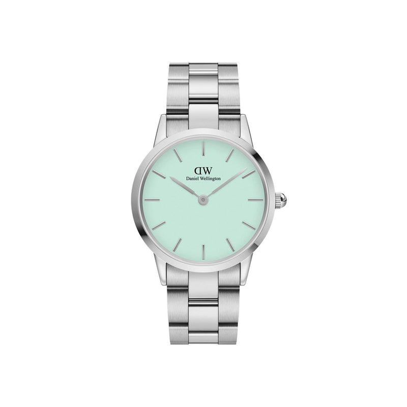 Montre Iconic Link Mint Green Silver