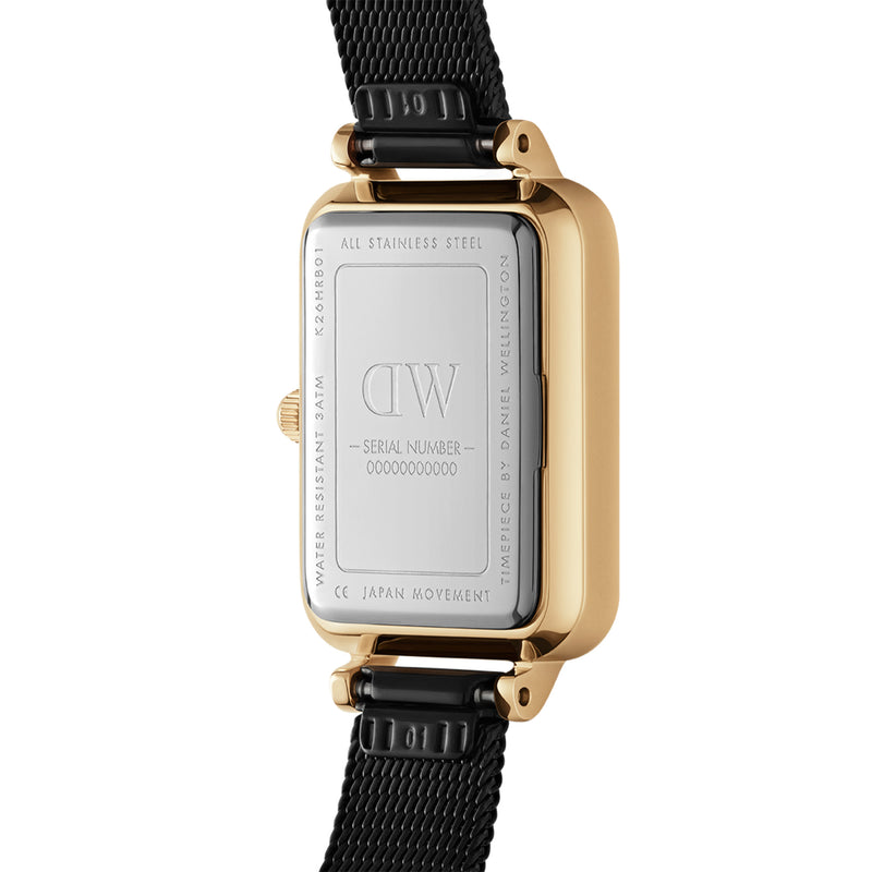 Reloj Quadro Pressed Ashfield negro
