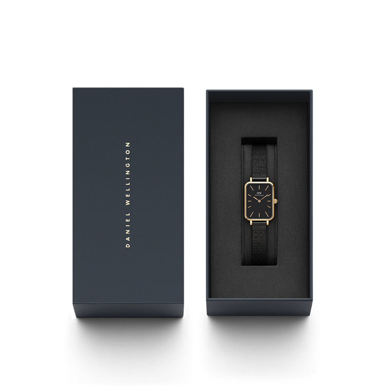 Reloj Quadro Pressed Ashfield negro