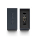 Quadro Pressed Sheffield Black Gold Watch