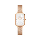 Quadro Lumine Mop White Rose Gold Watch