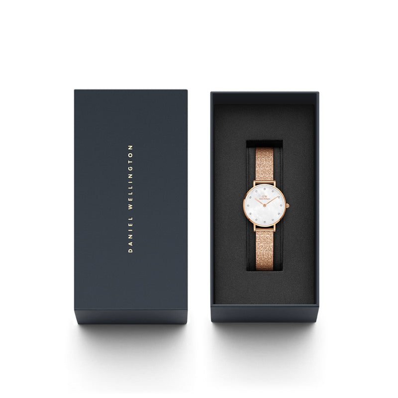 Petite Lumine Mop White Rose Gold Watch