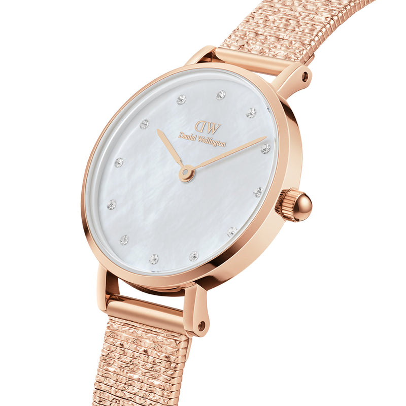 Petite Lumine Mop White Rose Gold Watch