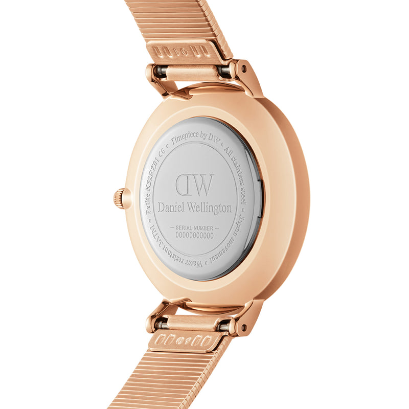 Petite Lumine Mop White Rose Gold Watch
