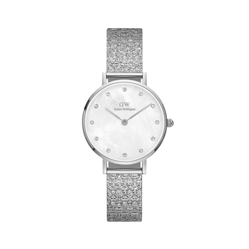 Reloj Petite Lumine Mop blanco plateado