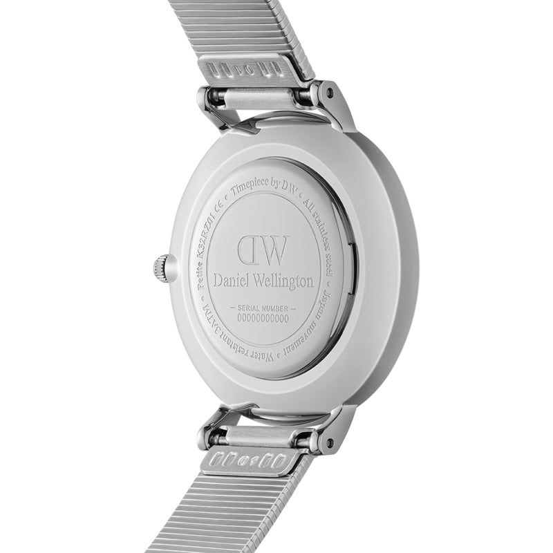 Reloj Petite Lumine Mop blanco plateado
