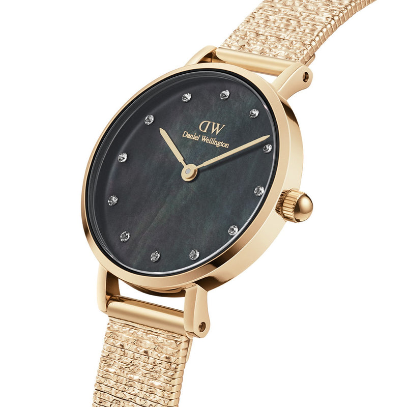 Petite Lumine Pressed Piano Black Mother Of Pearl Gold