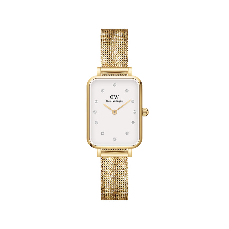 Quadro Pressed Evergold Lumine White Gold Watch