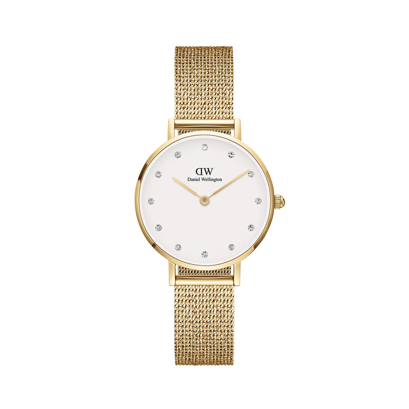 Montre Petite Pressed Everose Goldold Lumine White