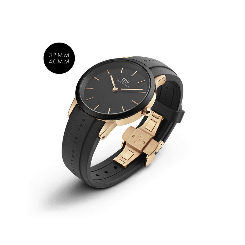 Montre Iconic Motion Black Rose Gold
