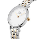 Petite Lumine 5-Link G/S White Tt G/S Watch