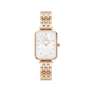 Quadro Lumine 5 Link Watch Melrose White Mother Of Pearl Rose Gold