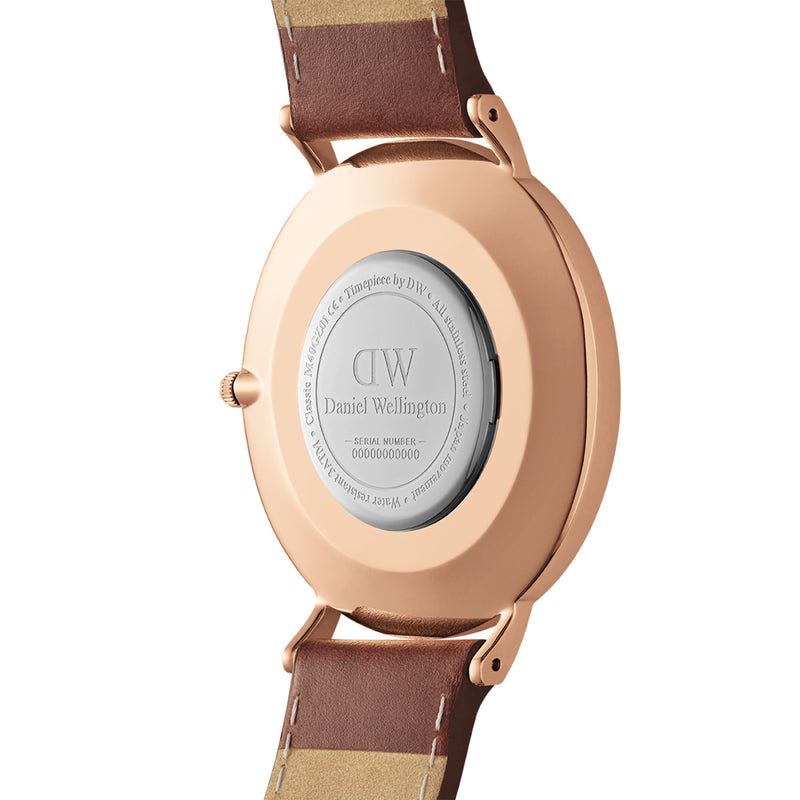Montre Classic St Mawes Rose Gold Amber
