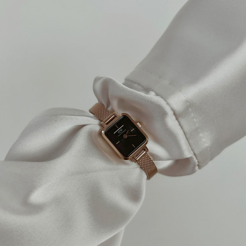 Reloj Quadro Mini Melrose Rg Onyx