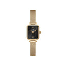 Montre Quadro Mini Everose Goldold Onyx