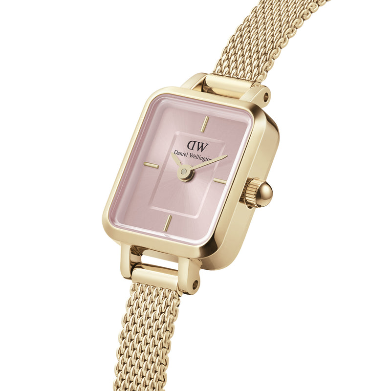Quadro Mini Evergold Blush Gold Watch