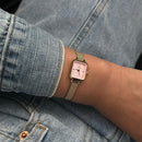 Quadro Mini Evergold Blush Gold Watch