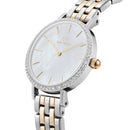 Montre Petite Bezel 5-link White Mop Tt G/s