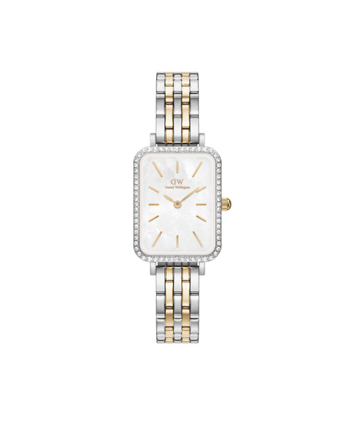 Montre Quadro Bezel 5-Link White Mop Tt G/S Tt G/S