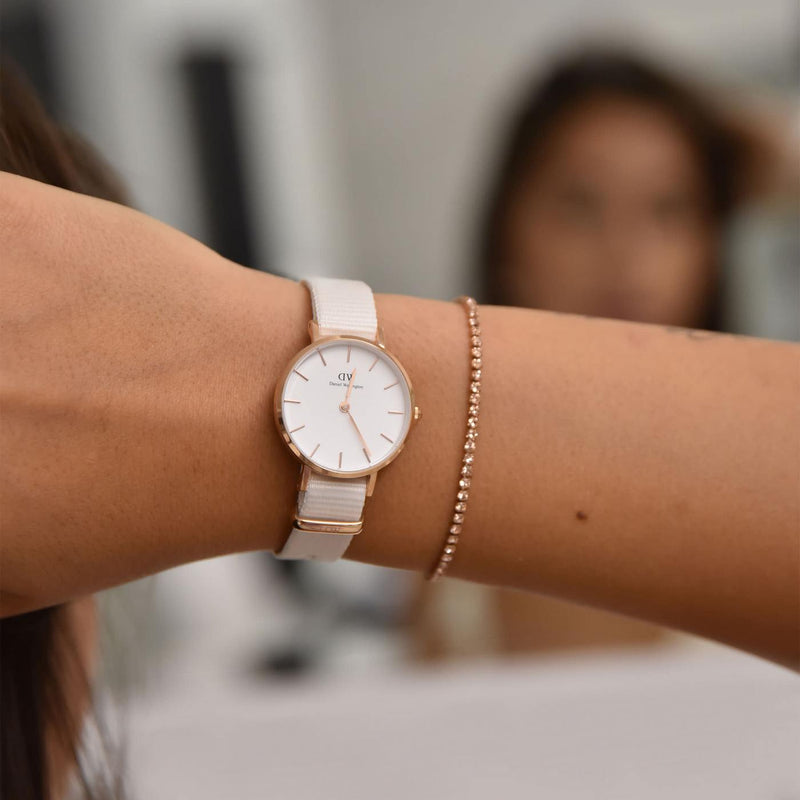 Federica Scagnetti Xdw Petite Chalk Nato Rose Gold Watch