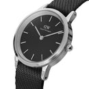 Iconic Black Nato Black Silver Watch