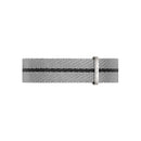 Iconic Gray Nato White Silver Watch