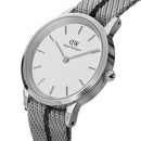 Iconic Gray Nato White Silver Watch
