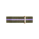 Reloj icónico de oro rosa, verde, morado y rosa de la OTAN